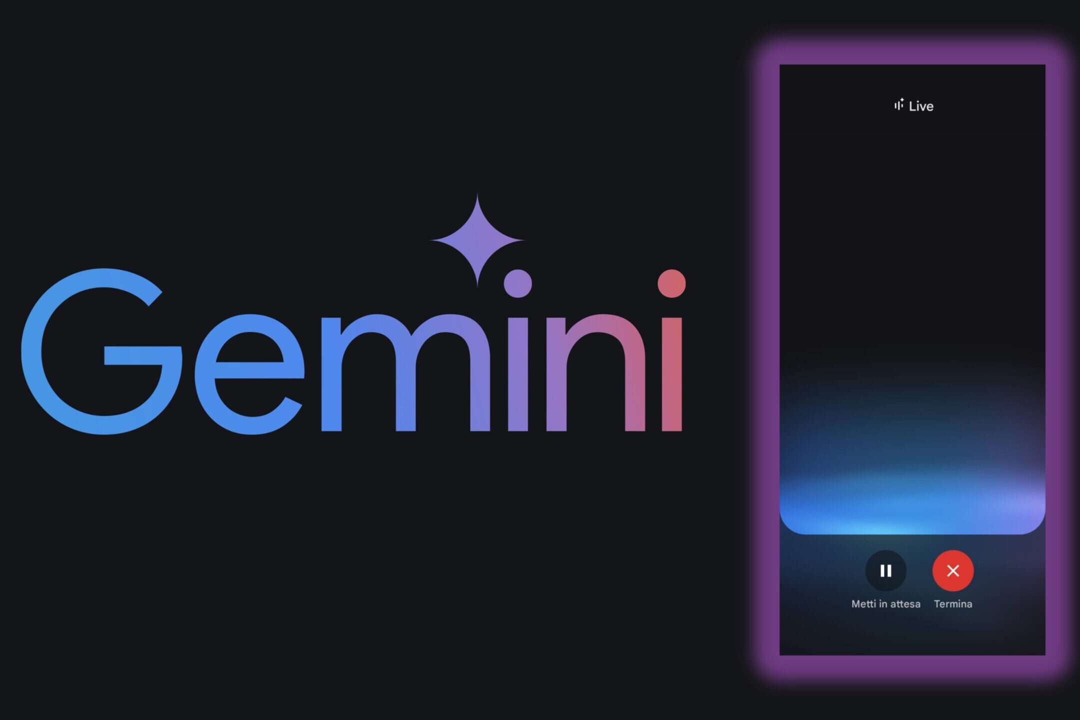 Gemini Live italiano